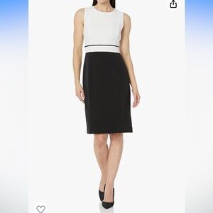 NWT size 4 Women's Sheath Dress W/Waistband Piping